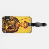 Heilige Theodore Tiron orthodox icoon Bagagelabel (Achterkant horizontaal)