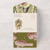 Heilige Therese Jesus Religieuze Geschriften All In One Uitnodiging (Buitenkant)