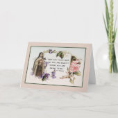 Heilige Therese Rooms-Katholieke  Rozen Kaart (Voorkant)