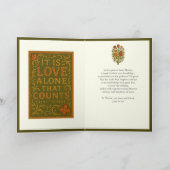 Heilige Thérèse vriend, het is de liefde alleen di Kaart (Binnen)