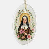Heilige Theresia van Lisieux Katholiek Ornament (Rechts)
