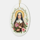 Heilige Theresia van Lisieux Katholiek Ornament (Links)