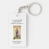 Heilige Theresia van Lisieux Sleutelhanger (achterkant)