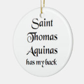 heilige Thomas van Aquino Keramisch Ornament (Links)