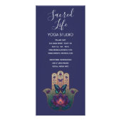 Heilige Transformatie | Hamsa Hand Design Reclamekaart (Achterkant)