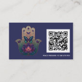 Heilige Transformatie | Hamsa Hand Design Visitekaartje (Voorkant)