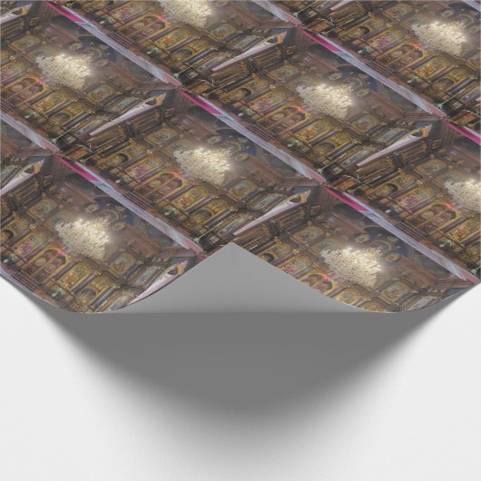 Heilige Triinity Grieks-orthodoxe kerk Cadeaupapier (Hoek)