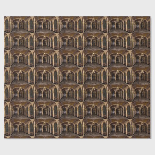 Heilige Triinity Grieks-orthodoxe kerk Cadeaupapier (Vlak)