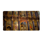 Heilige Triinity Grieks-orthodoxe kerk Etiket (Voorkant)