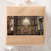 Heilige Triinity Grieks-orthodoxe kerk Etiket (Insitu)