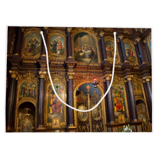 Heilige Triinity Grieks-orthodoxe kerk Groot Cadeauzakje (Achterkant)