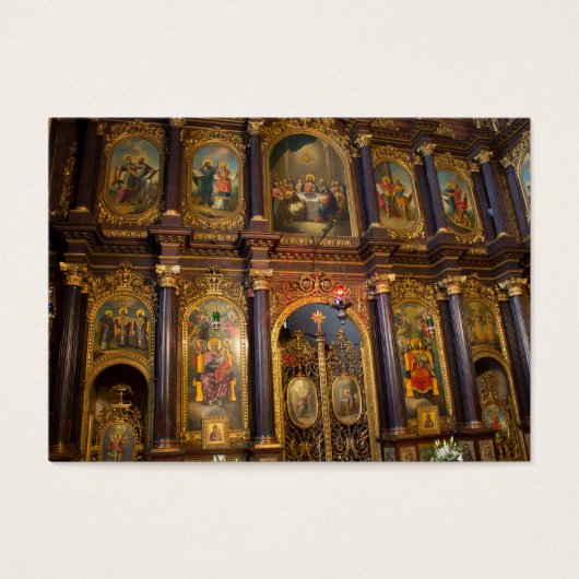 Heilige Triinity Grieks-orthodoxe kerk Visitekaartje (Voorkant)