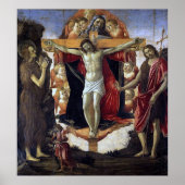 Heilige Trinity - Botticelli - c1492 Poster (Voorkant)