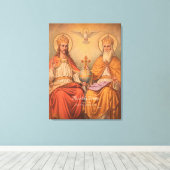 Heilige Trinity Canvas Afdruk (Insitu (Houten vloer))