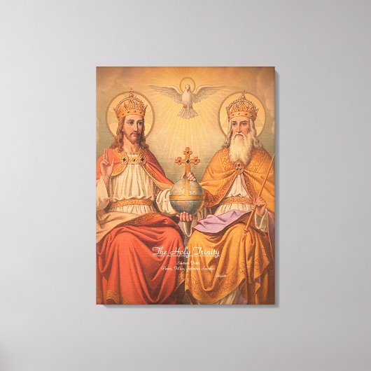 Heilige Trinity Canvas Afdruk (Voorkant)