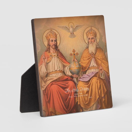 Heilige Trinity Fotoplaat (Voorkant)