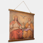 Heilige Trinity Hangend Wandkleed (Gebogen)