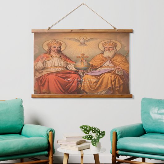Heilige Trinity Hangend Wandkleed (Woonkamer)
