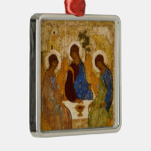 Heilige Trinity Icon Rublev Byzantine Metalen Ornament (Rechts)