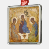 Heilige Trinity Icon Rublev Byzantine Metalen Ornament (Links)
