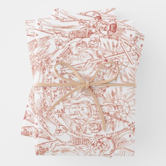 Heilige Trinity in Glory Inpakpapier Vel (In situ)