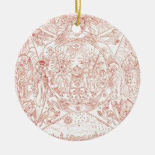 Heilige Trinity in Glory Keramisch Ornament