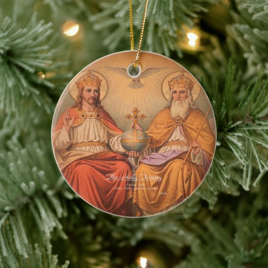 Heilige Trinity Keramisch Ornament (Boom)