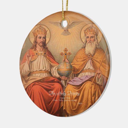 Heilige Trinity Keramisch Ornament (Links)