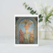 Heilige Trinity met St. Jerome (fresco) Briefkaart (Staand voorkant)