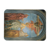 Heilige Trinity met St. Jerome (fresco) Magneet (Horizontaal)