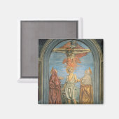 Heilige Trinity met St. Jerome (fresco) Magneet (Voorkant / Achterkant)