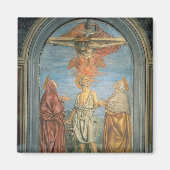Heilige Trinity met St. Jerome (fresco) Magneet (Voorkant)