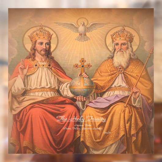 Heilige Trinity Raamsticker (Vel 2)