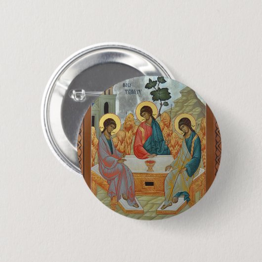 Heilige Trinity Ronde Button 5,7 Cm (Voorkant /achterkant)