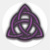 Heilige Trinity Ronde Sticker (Voorkant)