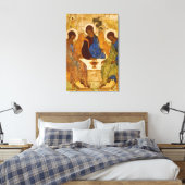 Heilige Trinity Rublev Russische Icon Orthodox Art Canvas Afdruk (Insitu (Slaapkamer))