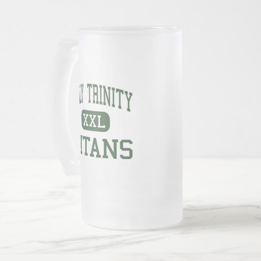 Heilige Trinity - Titans - High - Hicksville New Y Matglas Bierpul (Voorkant links)