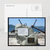heilige tropez-anker briefkaart (Voorkant / Achterkant)