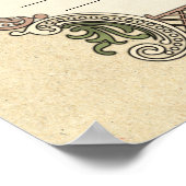 Heilige Unie Trellis Wedding Certificate Poster (Hoek)