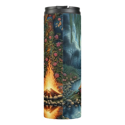 Heilige Unie: vrouw en adelaar Thermosbeker (Achterkant)