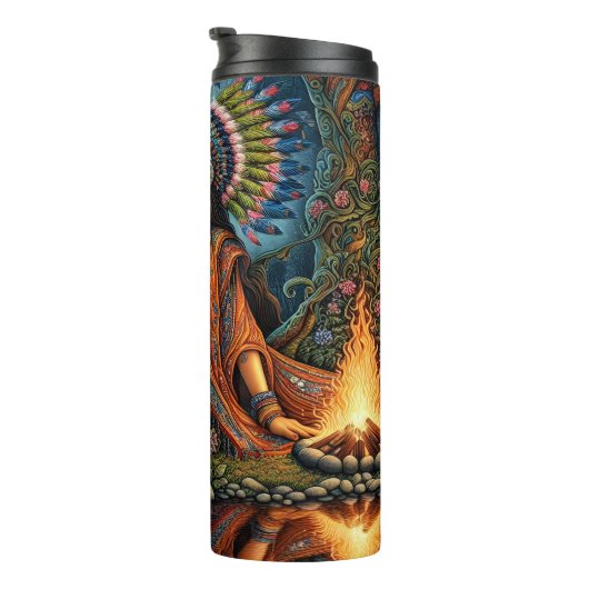 Heilige Unie: vrouw en adelaar Thermosbeker (Geroteerd rechts)