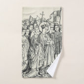 Heilige Ursula maagd en martelaar Bad Handdoek (Handdoek)