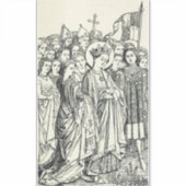 Heilige Ursula maagd en martelaar Sticker (Voorkant)