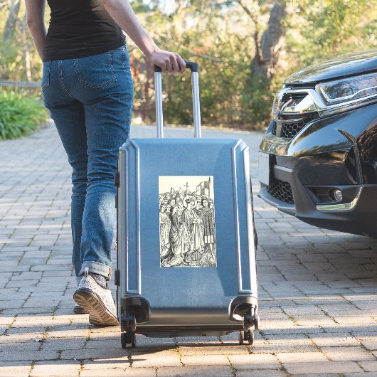 Heilige Ursula maagd en martelaar Sticker (Koffer Insitu)