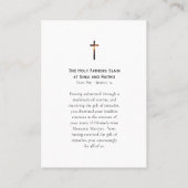 Heilige Vaders gedood bij Sinaï en Raithu Kaart Plaatskaartje (Achterkant)