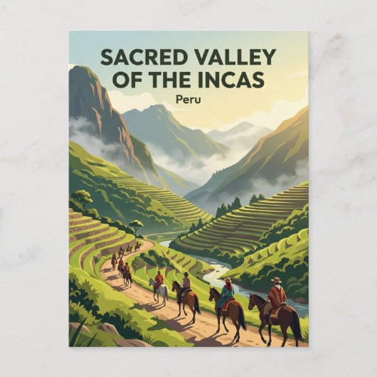 Heilige Vallei van de Inca's Peru Briefkaart (Voorkant)