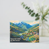 Heilige Vallei van de Inca's Peru Briefkaart (Staand voorkant)