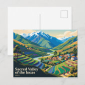 Heilige Vallei van de Inca's Peru Briefkaart (Voorkant / Achterkant)