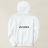 Heilige Verlosser Jesus Hoodie (Design achterkant)