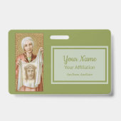 Heilige Veronica van Jeruzalem (JM 60; Style2) Badge (Achterkant)